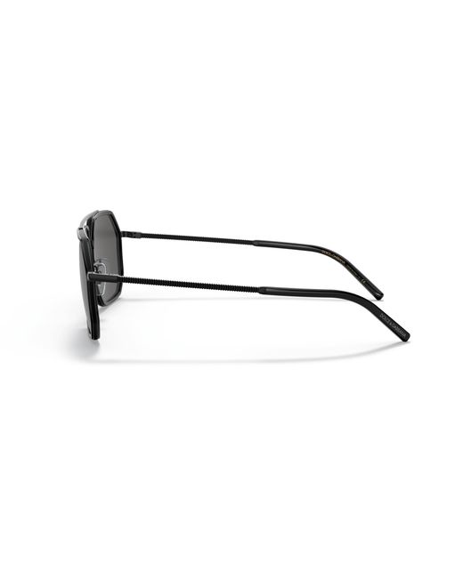 Dolce & Gabbana Black Dg2285 110687 Sunglasses Metal Pilot Normal for men