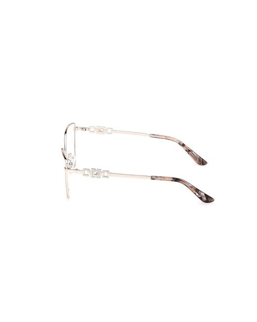 Guess Black Gu50316 057 Optical Frames Metal Cat Eye Normal