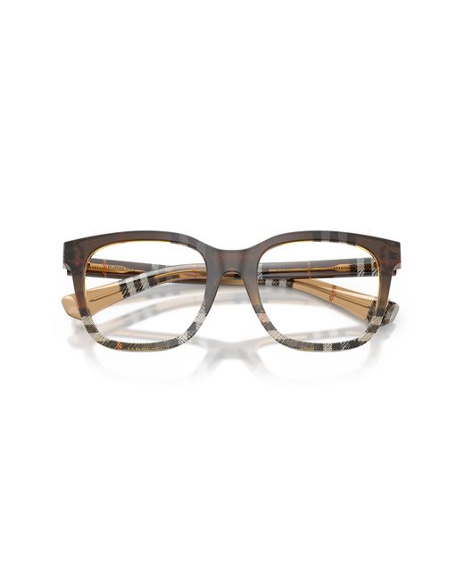 Burberry Black Be2455 4202 Optical Frames Acetate Transparent Squared Normal