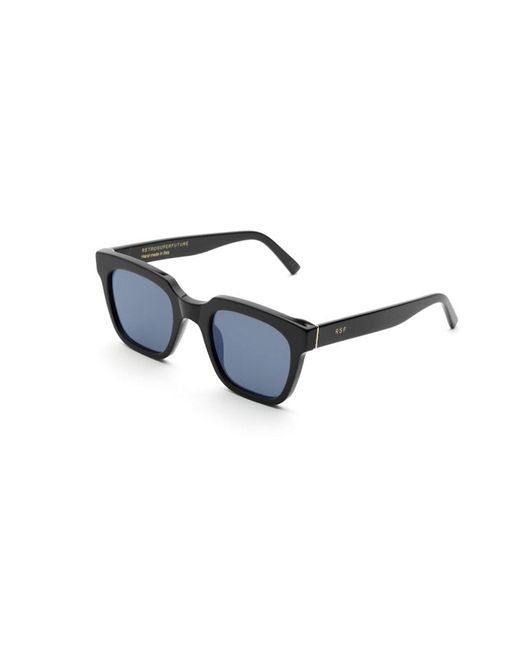 Retrosuperfuture Black 3Ak Giusto Azure Sunglasses Acetate Light Squared Normal