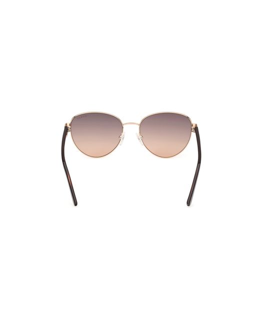 Guess Black Gu00101 32F Sunglasses Metal Round Normal