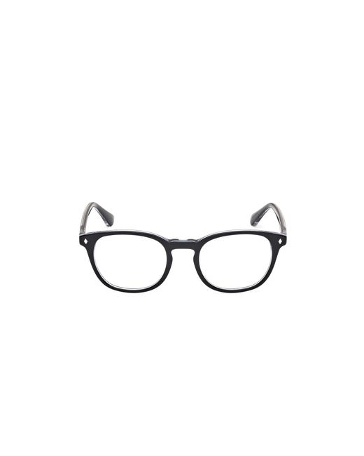 Web Black We5441 005 Optical Frames Acetate Round Normal for men