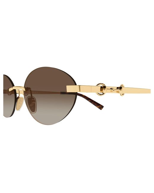 Gucci Black Gg2051S 004 Sunglasses Metal Round