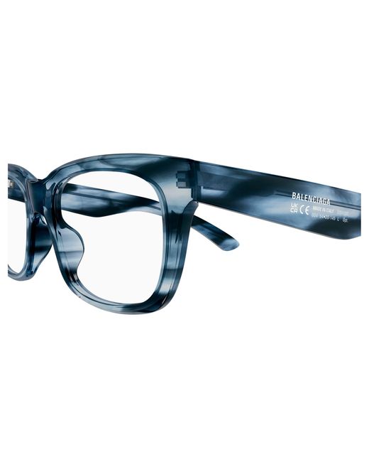 Balenciaga Black Bb0429O 004 Optical Frames Acetate Transparent Squared for men