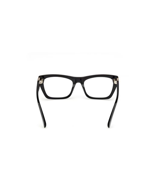 MAX&Co. Black Mo5186 001 Optical Frames Acetate Squared Normal