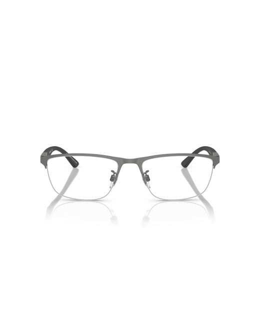 Emporio Armani Black Ea1142 3003 Optical Frames Metal Transparent Pillow Normal for men