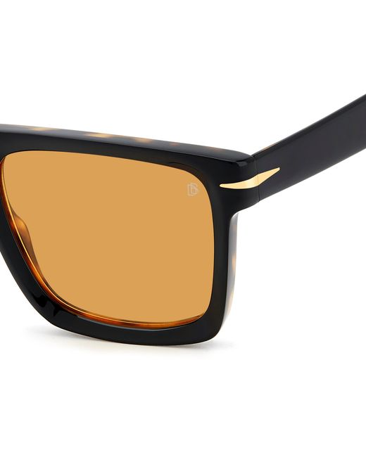 David Beckham Black Db 7134/S Wr7/Vs Sunglasses Acetate Squared Normal for men