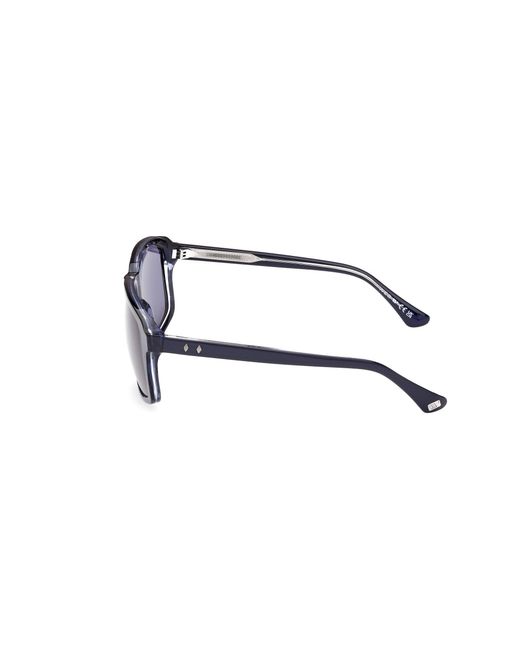 Web Black We0378 92V Sunglasses Acetate Squared Normal for men