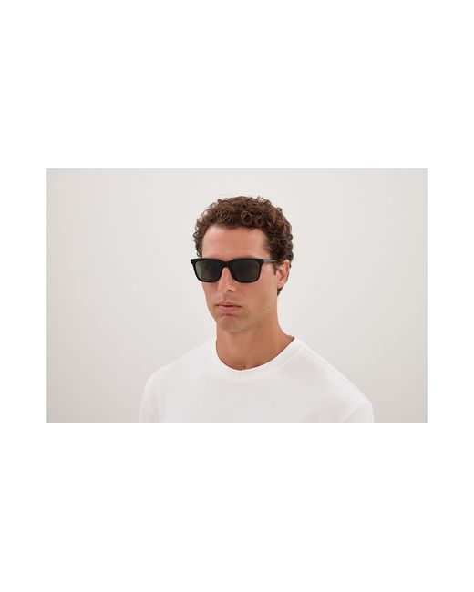 Gucci Black Gg2114S 001 Sunglasses Acetate Squared for men