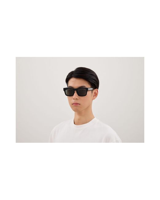 Gucci Black Gg2072Sa 001 Sunglasses Acetate Squared for men