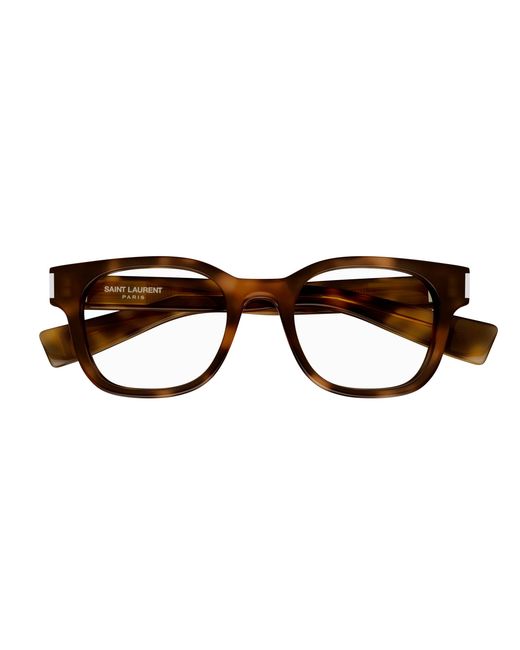 Saint Laurent Black Sl 722 006 Optical Frames Acetate Transparent Squared