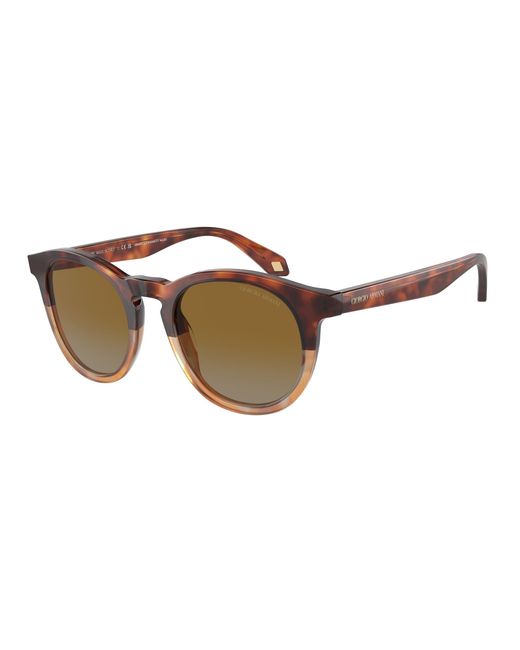Giorgio Armani Black Ar8192 6034B2 Sunglasses Acetate Pantos Normal Shaded for men