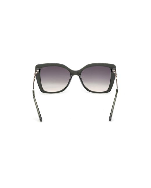 Guess Black Gu00266 96P Sunglasses Injected Squared Normal