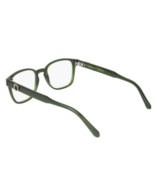 Ferragamo Black Sf3027E 317 Optical Frames Geometric Normal for men