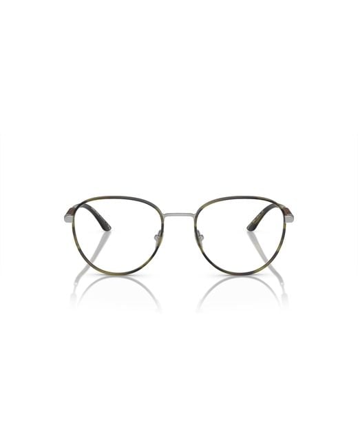 Giorgio Armani Black Ar5137J 3045 Optical Frames Steel Transparent Pantos Normal for men