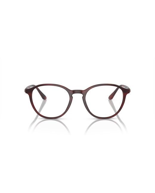 Giorgio Armani Black Ar7237 5962 Optical Frames Acetate Transparent Pantos Normal for men