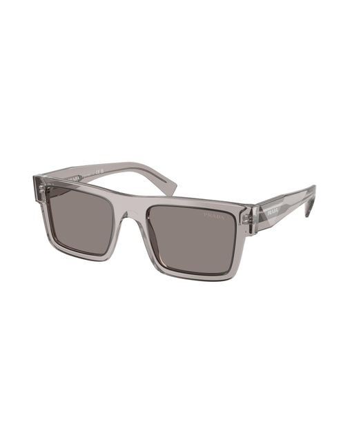 Prada Black Pr 19Ws 10J80Q Sunglasses Acetate Squared Normal for men
