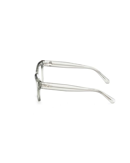 Guess Black Gu50238 020 Optical Frames Acetate Squared Normal for men