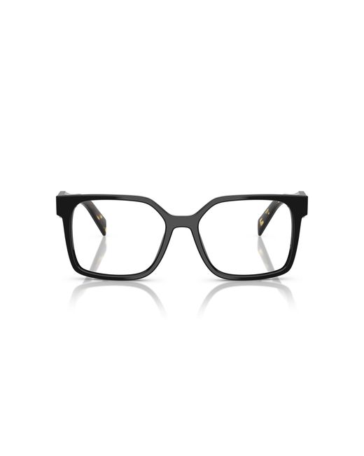 Prada Black Pr B03V 3891O1 Optical Frames Acetate Squared Normal