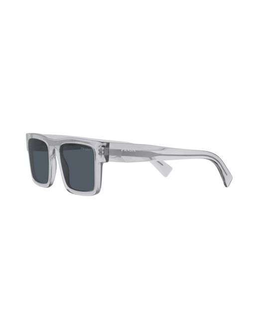 Prada Black Pr 19Ws U4309T Sunglasses Acetate Squared Normal for men