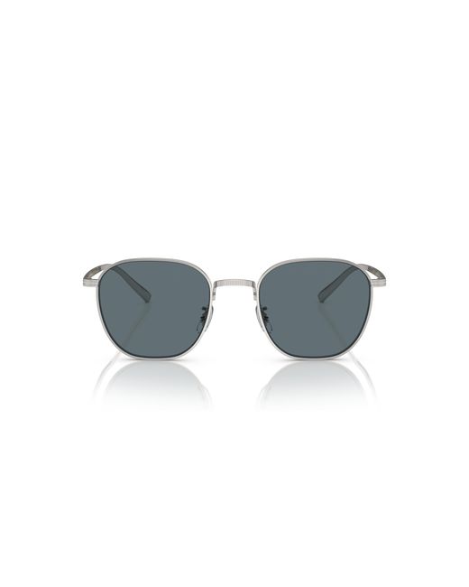 Oliver Peoples Black Ov1329St Rynn 50363R Sunglasses Titanium Squared Polarized