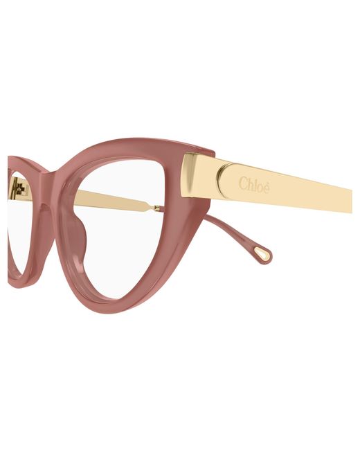 Chloé Black Ch0352O 004 Optical Frames Acetate Transparent Cat Eye