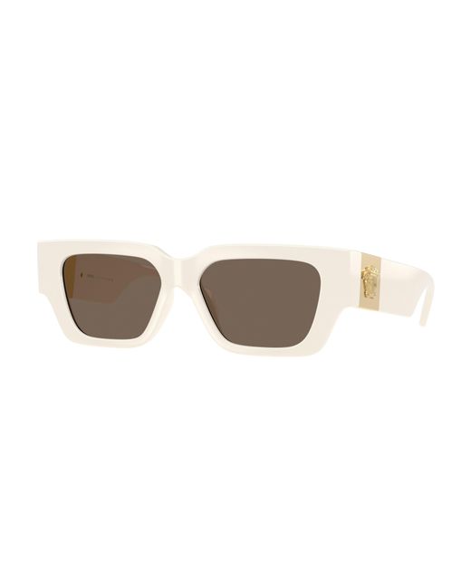 Versace Black Ve4497U 314/73 Sunglasses Injected Squared Normal