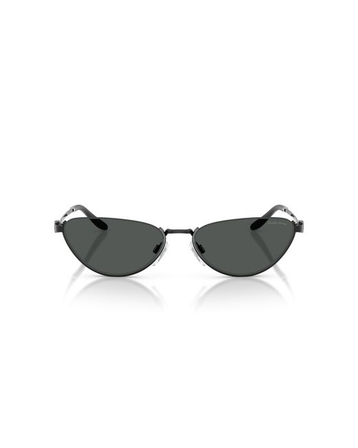 Ralph Lauren Black Rl7095 922387 Sunglasses Metal Cat Eye Normal