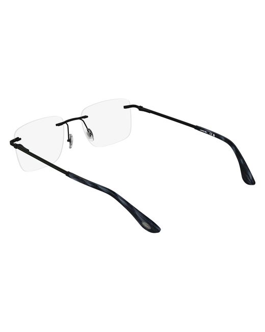 Lacoste Black L2324 002 Optical Frames Metal Squared Normal for men