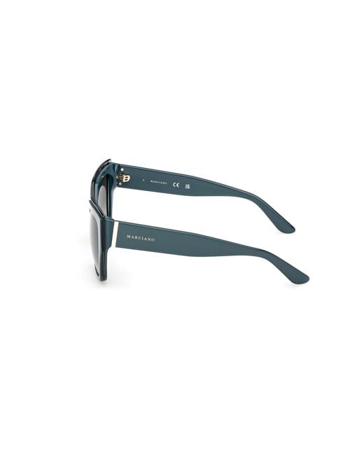 Guess Black Gm00029 89B Sunglasses Acetate Smoke Squared Normal