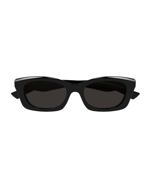 McQueen Black Am0474S 001 Sunglasses Acetate Squared