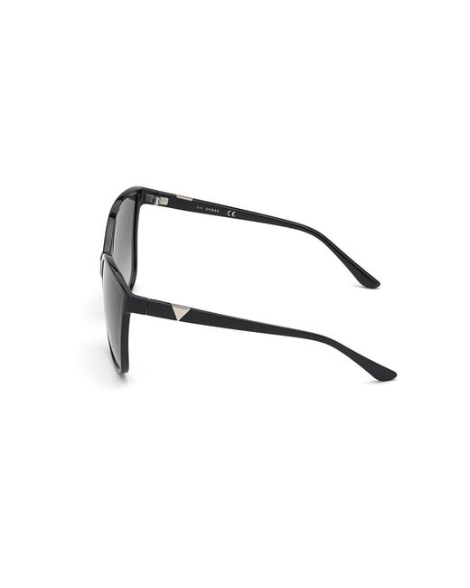 Guess Black Gu7748 01B Sunglasses Injected Squared Normal Shaded