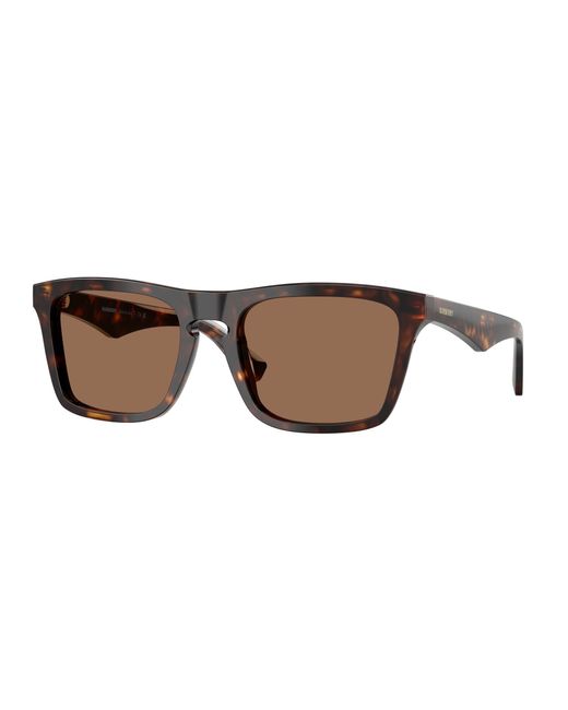 Burberry Black Be4434 300273 Sunglasses Acetate Squared Normal for men