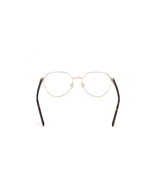 Guess Black Gu50136 032 Optical Frames Metal Round Normal for men