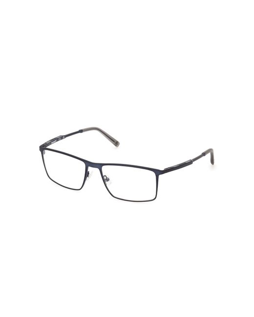 Timberland Black Tb50007 002 Optical Frames Metal Squared Normal for men