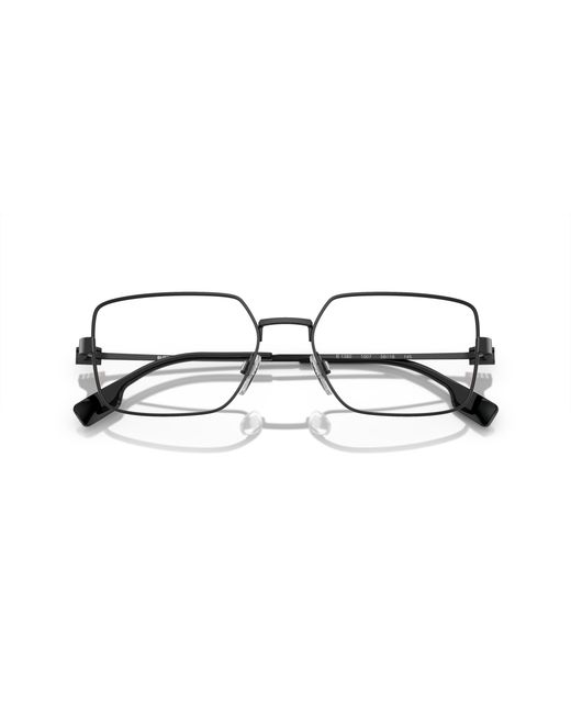 Burberry Black Be1380 1007 Optical Frames Steel Transparent Squared Normal for men