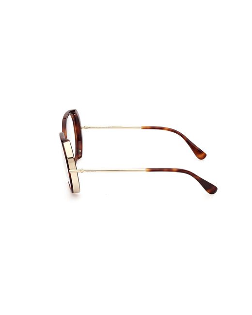 Max Mara Black Mm5138 052 Optical Frames Acetate Round Normal