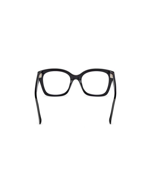 MAX&Co. Black Mo5204 001 Optical Frames Acetate Squared Normal