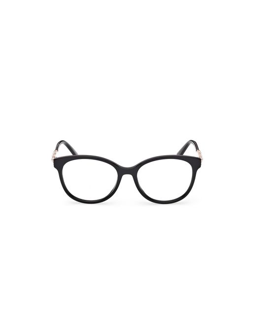 Guess Black Gm50046 001 Optical Frames Acetate Round Normal