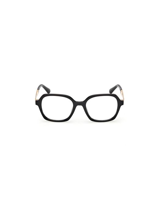 MAX&Co. Black Mo5190 001 Optical Frames Injected Geometric Normal