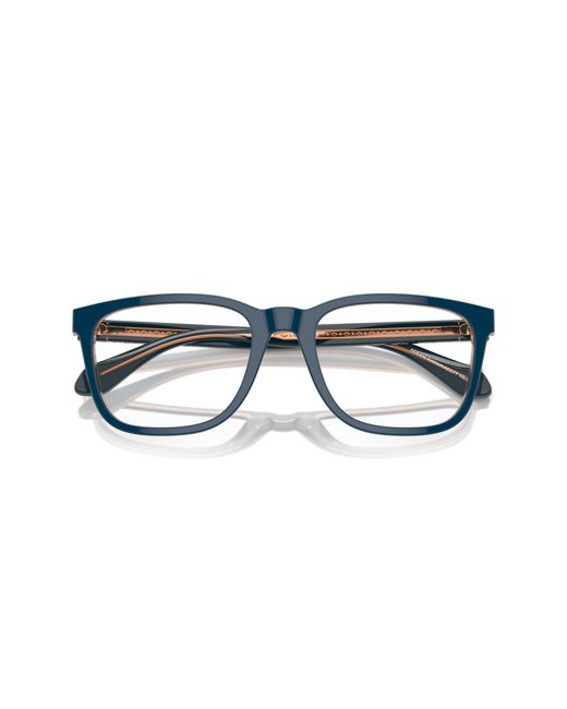 Giorgio Armani Black Ar7255 6085 Optical Frames Acetate Transparent Pillow Normal for men