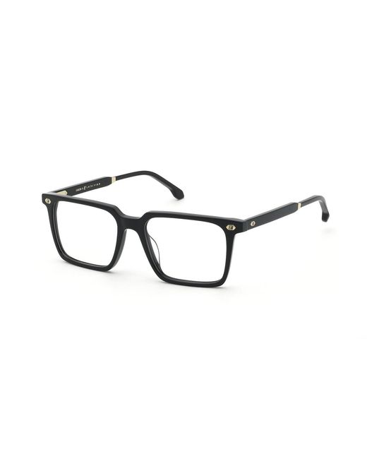 Lozza Black Vl4402 700K Optical Frames Acetate Squared for men