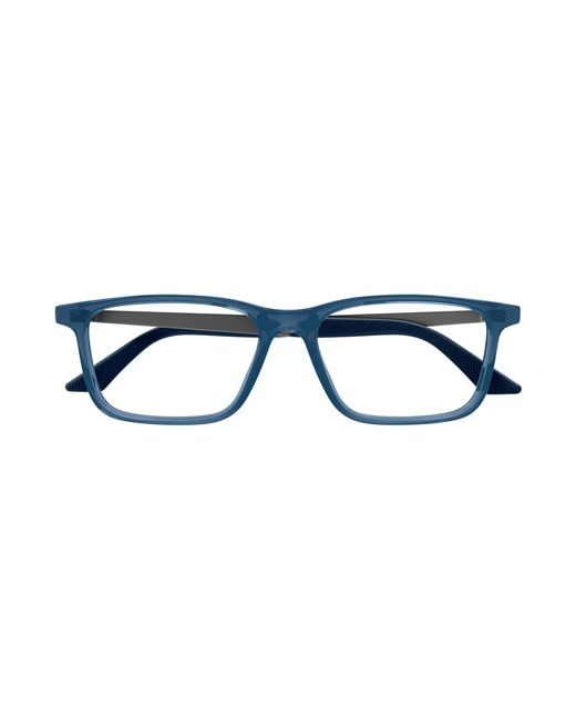 Montblanc Black Mb0333O 003 Optical Frames Acetate Transparent Squared for men