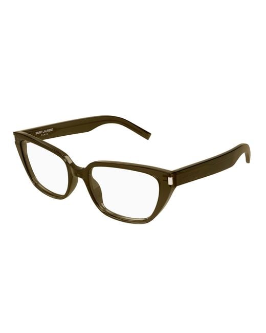 Saint Laurent Black Sl 896 006 Optical Frames Acetate Transparent Cat Eye