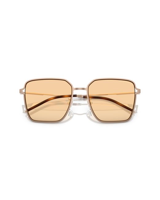 Emporio Armani Black Ea2159D 3011/7 Sunglasses Metal Squared Normal