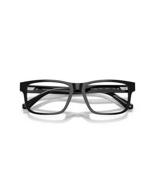 Emporio Armani Black Ea3265U 5017 Optical Frames Acetate Squared Normal for men