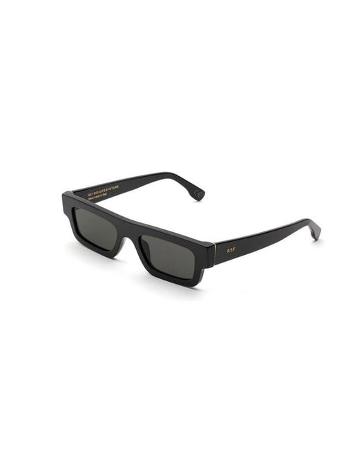 Retrosuperfuture Black Zw5 Colpo Sunglasses Acetate Squared Normal