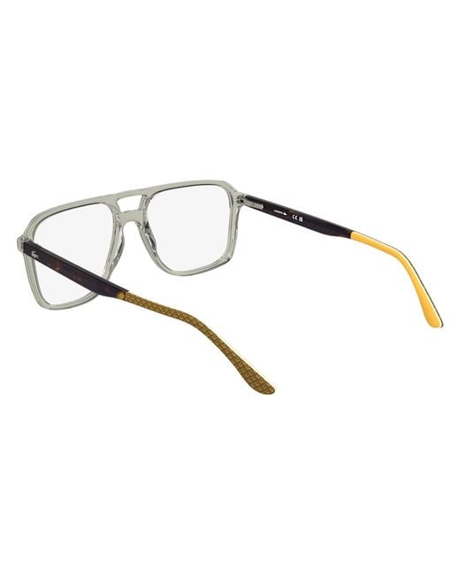 Lacoste Black L2991 035 Optical Frames Acetate Pilot Normal