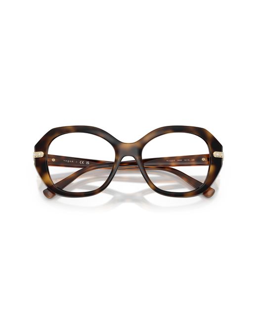 Vogue Eyewear Black Vo5705B W656 Optical Frames Nylon Transparent Geometric Normal