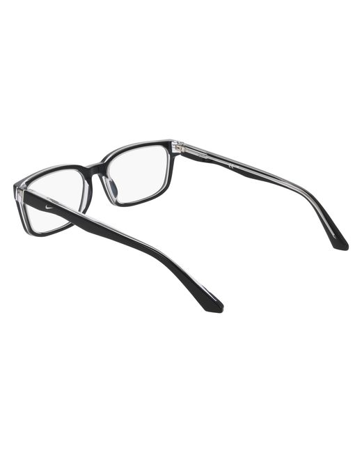 Nike Black 7181 010 Optical Frames Acetate Squared Normal for men